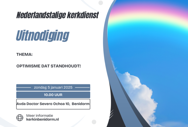 Zondag 5 januari 2025 Thema: Optimisme dat stand houdt