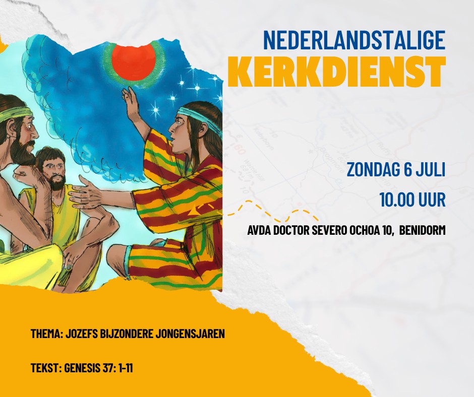 Zondag 6 juli 2025 Thema:  Jozefs bijzondere jongensjaren