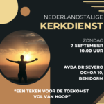 Zondag 7 september 2025 Thema: EEN TEKEN VOOR DE TOEKOMST VOL VAN HOOP