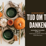Woensdag 5 november 2025 DANKDAG