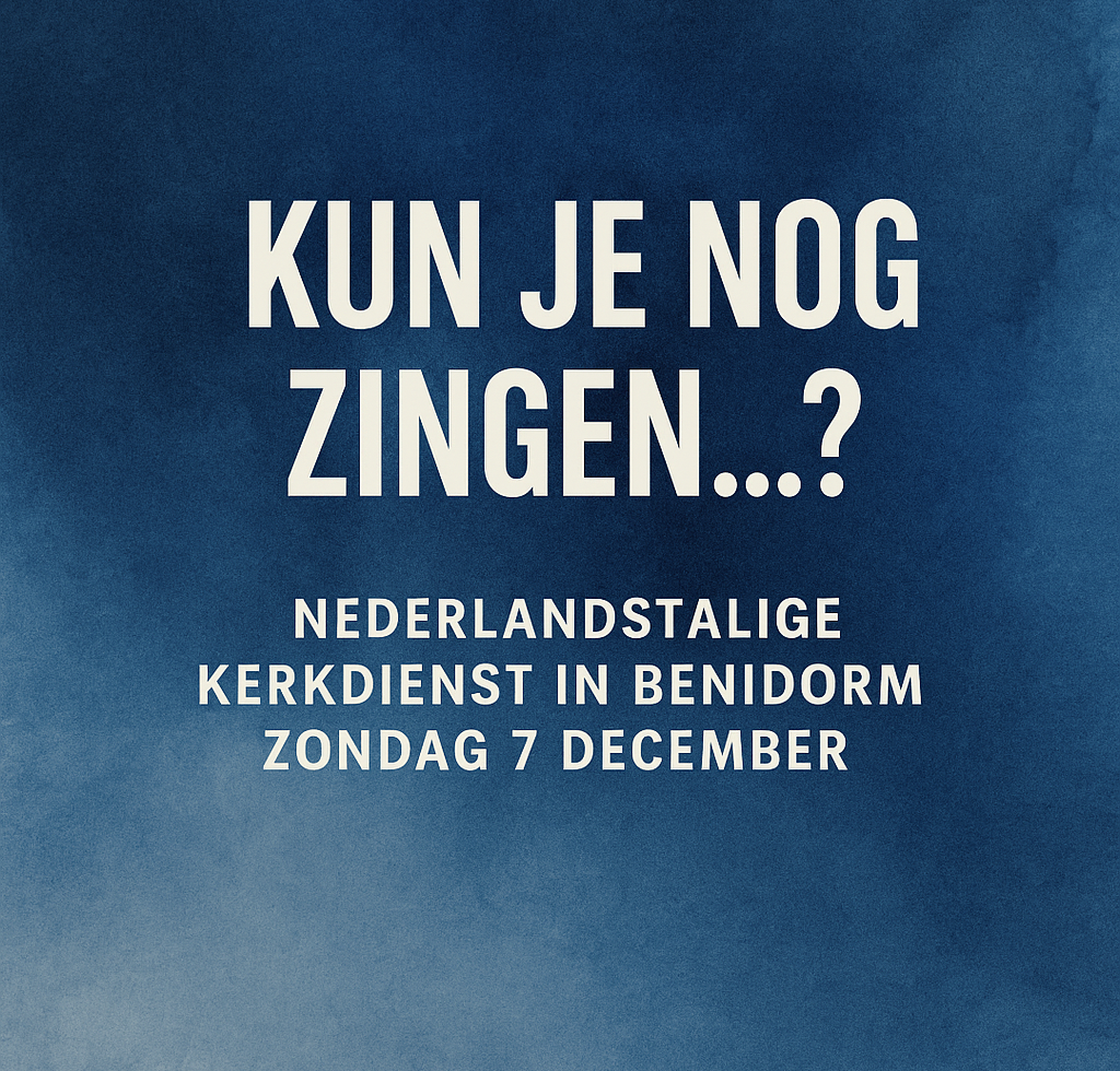Zondag 7 december 2025 Thema: Kun je nog zingen…