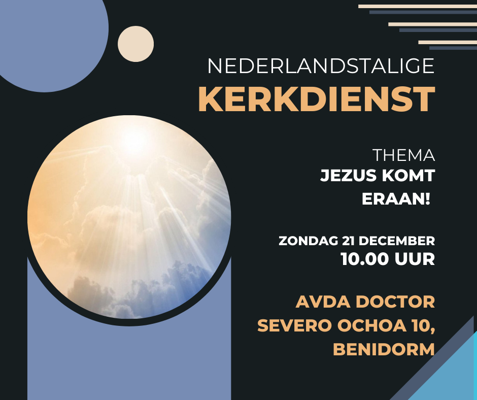 Zondag 21 december 2025 Thema: JEZUS KOMT ERAAN !