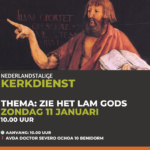 Zondag 11 januari 2026 THEMA: ‘Zie het Lam Gods’